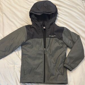 Columbia Two-Tone Gray Hooded Jacket